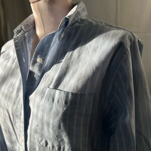 Classic Elements Blue and White Striped Shirt